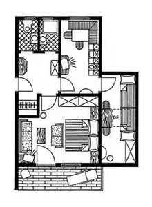 Appartement GARGELLEN Grundriss